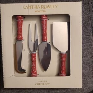 Cynthia Rowley New York Four Piece Cheese Set